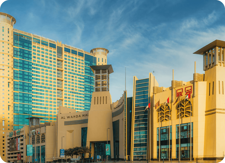 Al Wahda Mall Wanasa Land location