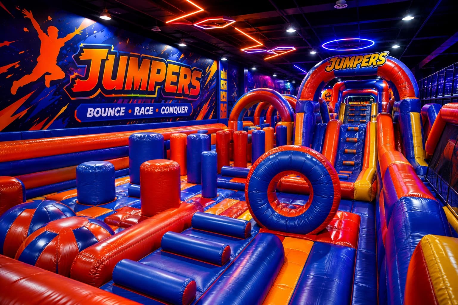 Jumpers at Wanasa Land Abu Dhabi