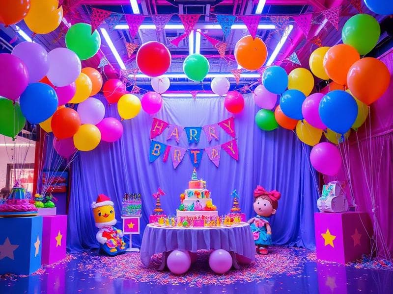 Birthday party celebration for children at Wanasa Land Abu Dhabi