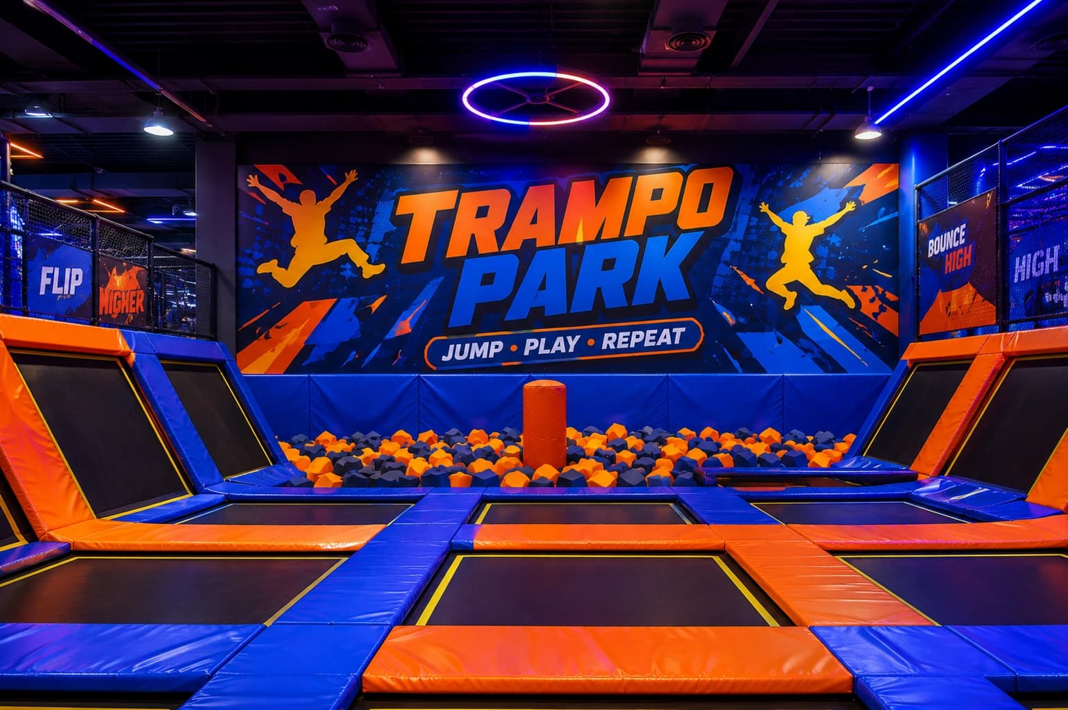 Trampo Park at Wanasa Land Abu Dhabi